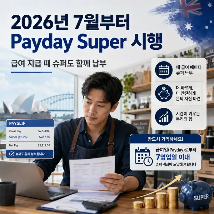2026년 7월부터 ‘Payday Super’ 시행… 한인 사업주가 꼭 알아야 할 변화